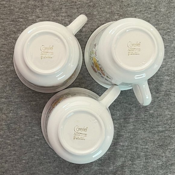 Corelle Spring Meadow Coffee Cups Set of 3 - Picture 10 of 11